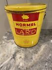 Hormel & Co. Austin, MN - Pure Lard 8 lbs Bucket -Empty - w/Lid