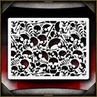 Skull Background 6 Airbrush Stencil Template Airsick