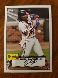 2021 Topps series 1 Ronald Acuna Jr TOPPS 52 card #T52-45