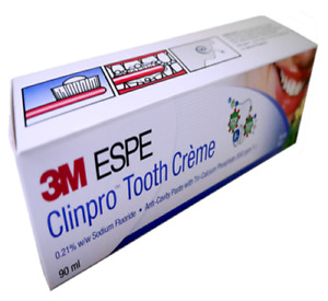 3M ESPE Clinpro Tooth Creme Toothpaste Spear Mint Sodium Fluoride Anti-Cavity
