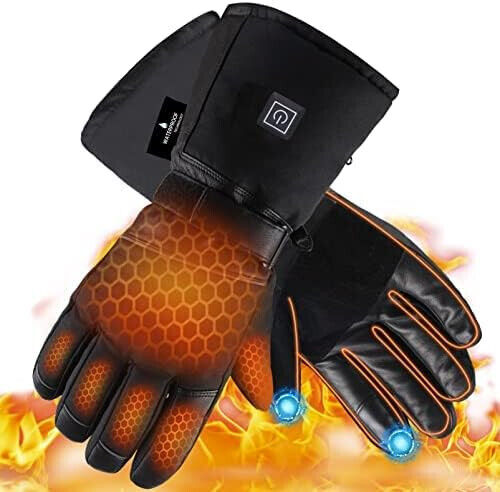 Wulcea Men & Women USB Rechargeable Electric Heated Gloves