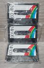 Lot Of 3 Rainbow Swire Magnetics Co. Blank Cassette Tapes 60 Min Low Noise NEW