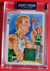 LARRY BIRD GAME USED JERSEY CARD 2021 Jersey Fusion 1990-91 HOOPS BOSTON CELTICS