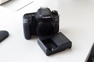Canon EOS 77D 24.2 MP Digital SLR Camera with EF-S 18-55mm Lens - Black