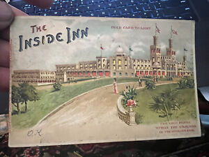1904 The Inside Inn Postmarked St. Louis World's Fair Hold to Light Postcard