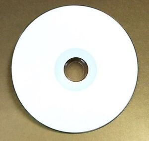25 HP CD-R CDR  White Inkjet Printable Disc 700MB 80Min Blank in Sleeve