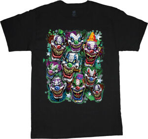 Big and Tall T-shirt Mens Horror Movie Clowns King Size Mens Graphic Tees