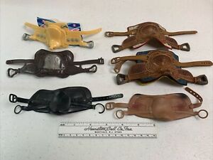 Lot Of 6 Toy Horses Saddles Sold AS-IS Only No Returns