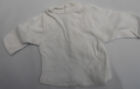 Vintage MY TWINN Baby Label Tag Knitted White Heart Top Shirt Twin Doll Clothing