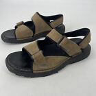 Dunham Mens Aspen River Sandals Tan Leather Outdoor Comfort Travel Size 9 D
