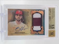 BRYCE HARPER 2021 TOPPS DYNASTY PATCH AUTOGRAPH 10 AUTO /10 BGS 9.5 Q1893