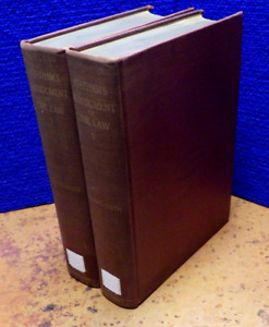 1915 Stratham's Abridgment Of The Law Klingelsmith 2 Volumes HC Book