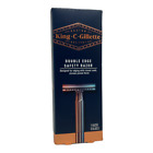 King C Gillette Men's Double Edge Safety Razor + 5 Refill Blades
