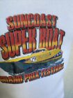 2013 Sun Coast Super Boat Racing Championship Grand Prix Tank Top Small White