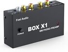 Fosi Audio Box X1 Phono Preamp for MM Turntable Mini Stereo Audio Hi-Fi