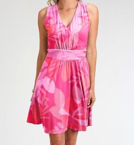 FRESH PRODUCE Medium Raspberry PINK BLOSSOMS Knit Lily Tank Dress $89 NWT New M