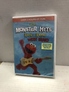 🎁 SESAME STREET: Monster Hits - Rock & Rhyme with Elmo DVD  NEW Sealed ‼️