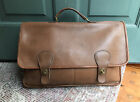 80s Vintage Coach NYC brown tan Diplomat Briefcase  Leather Top Handle Bag