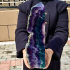 9.28LB Natural Fluorite Crystal Column Magic Wand Obelisk Point Earth Healing