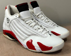 Nike Air Jordan 14 XIV Men's Retro Candy Cane Red White 487471-100 Shoes size 13
