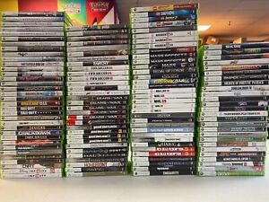🎮 XBOX 360 Game Box With Cases Lot Assortment! $4.00-$25.00 🎮