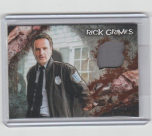 WALKING DEAD SURVIVAL BOX ANDREW LINCOLN/RICK GRIMES RELIC CARD #/25!!