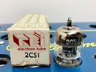 CEI 2C51 396A 5670 Black Plate Square Getter Tested Good Balanced Tube