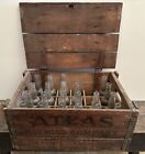 Vintage 20s 30s ATLAS BREWING CO Pre Prohibition Wood Beer Crate CHICAGO ILL