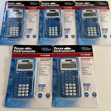 New ListingLot of 5 Texas Instruments TI–30XIIS Fundamental Scientific Calculators Blue New