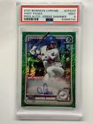 New Listing2020 Andy Pages Bowman 1st Chrome Green Shimmer Refractor Auto /99 - PSA 9