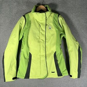 Spyder Ski Jacket Sow Snowboard Green Outdoor Insulated Hooded  Womens 8