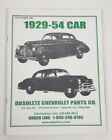 Vintage 1929-1954 Chevy Parts Catalog Obsolete Chevrolet Parts Co September 2001