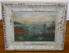 Antique Oil Painting On Panel - Seascape - G. Philips George Phillips - 1914