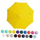 9 ft Patio Umbrella Replacement Canopy for 8 Ribs, Table Market 9FT Yellow