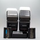 Two Used Godox V350S TTL li-ion Flash for Sony E-mount Cameras