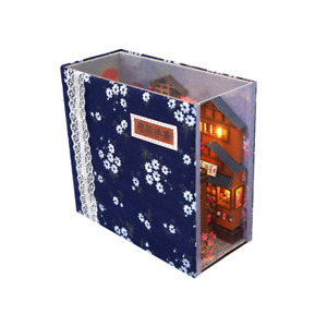 New ListingDIY Miniature Book Nook Kit, Sakura Alley, LED Lighting