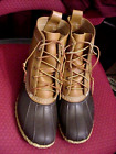 RARE  LL Bean Hunting Special Duck Boots NIB Men 11 M HEAVY LEATHER USA