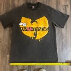 Vintage Wu Tang Clan T Shirt XL Bart Simpson Rap Tee Hip Hop Tshirt Giant