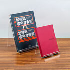 1Pcs Book Display Stand Desktop Book Holder Transparent Acrylic Book Shel LT__-