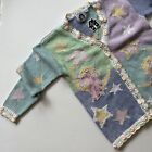 Storybook Knits Hand Knitted Cardigan Sweater Angel Moon Stars Pastel NWT Size L