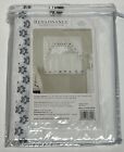 Cats Embroidered Curtain Cafe Curtains Valance  2pc 56x38 Natural Color