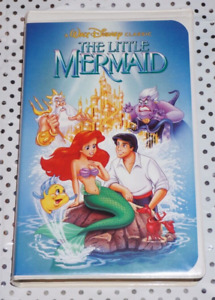 Disney The Little Mermaid (VHS, 1989) Banned Cover  Black Diamond - TESTED