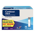Contour Next Blood Glucose Test Strips, 70 Count *Free Shipping*Ex date:01/2025+