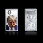 1/10th Troy Oz .999 Fine Silver Bar Colorized Donald Trump Mugshot Trump 2024