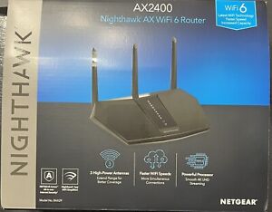 Netgear RAX29-100NAS Nighthawk AX2400 WiFi 6 Router OPEN BOX! NEW. NEVER USED!!!