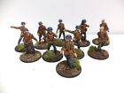 Bolt Action Konflict '47 German Totenkopf Undead Infantry squad, painted