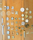 Vintage Watch Parts Lot Elgin Brooks Kelton Ingersall Watham 1 lb For Repairs