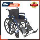 BLS18FBD-ELR Blue Streak Lightweight Wheelchair with Swing-Away Elevating Leg