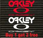 Oakley Logo Buy 1 get 2  FREE Decal Vinyl Sticker JDM window Euro Truck