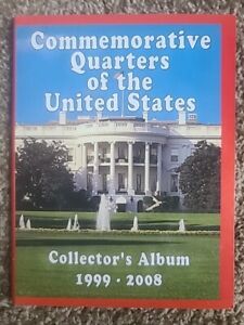 Commemorative Quarters of the United States Collector Album 1999-2008 No Coins